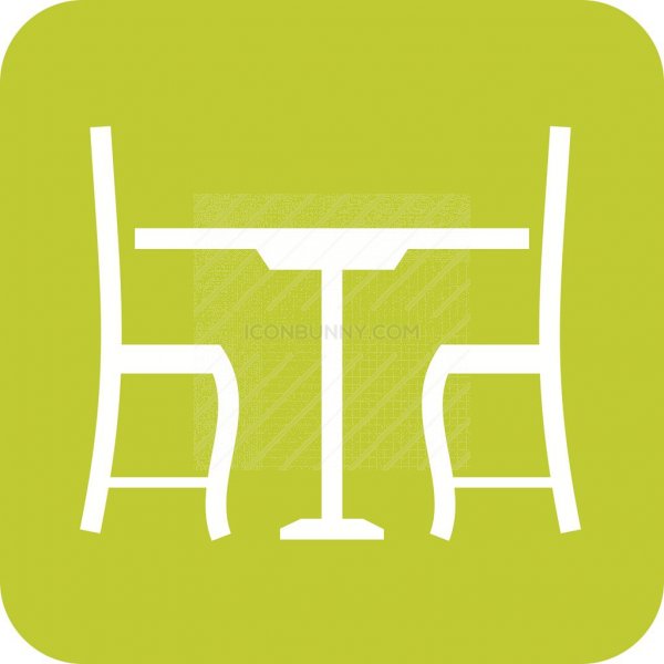 600x600 Lunch Table Flat Round Corner Icon