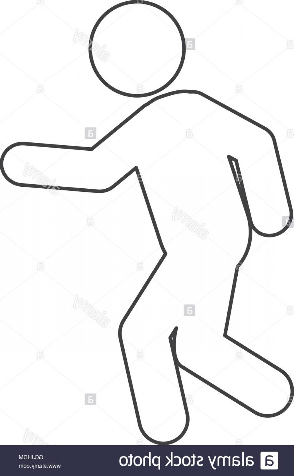 1033x1668 Stock Photo Running Person Pictogram Icon Hoodamathrun