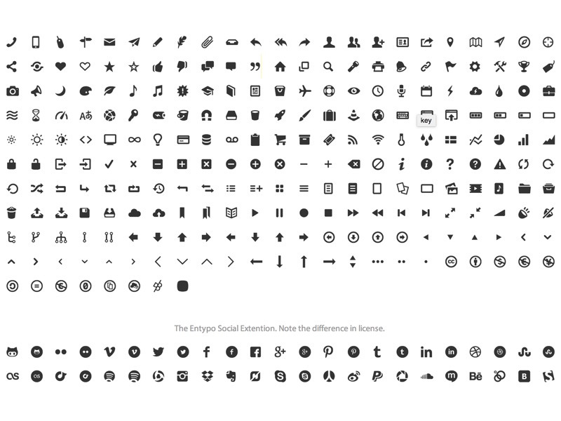 800x600 The Entypo Pictogram Suite Sketch Freebie