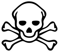 190x168 Toxic Toxic Skull Skull Pictogram Icon Iphone Case Spreadshirt