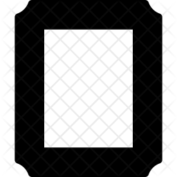 Simple Frame Icon Of Glyph Style 256x256 Simple Frame Icon Of Glyph Style