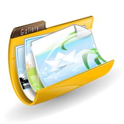 256x256 Gallery Icon Folder Iconset Iconshock