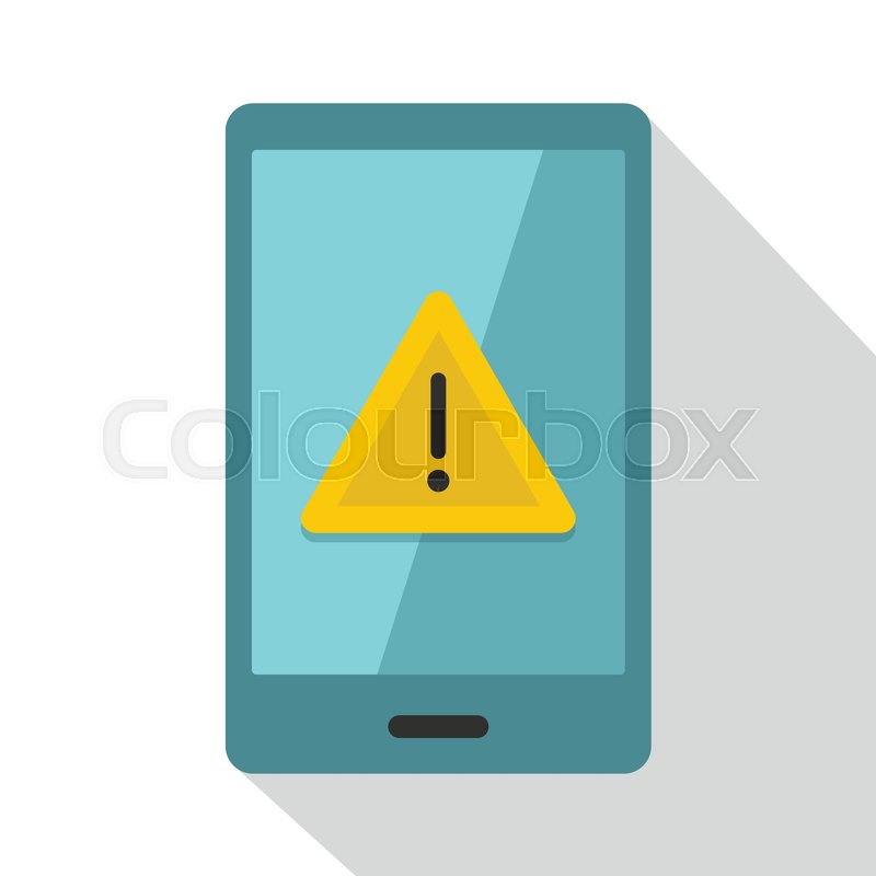 800x800 Not Working Phone Icon Flat Stock Vector Colourbox