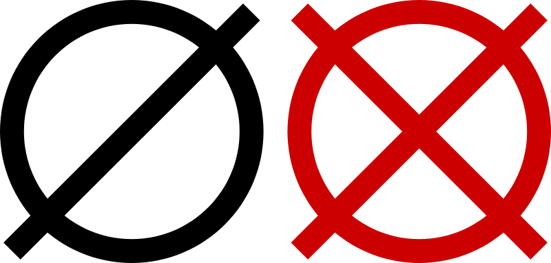 800x383 Free Clipart Icon Indicating Broken Or Unavailable Status Qubodup
