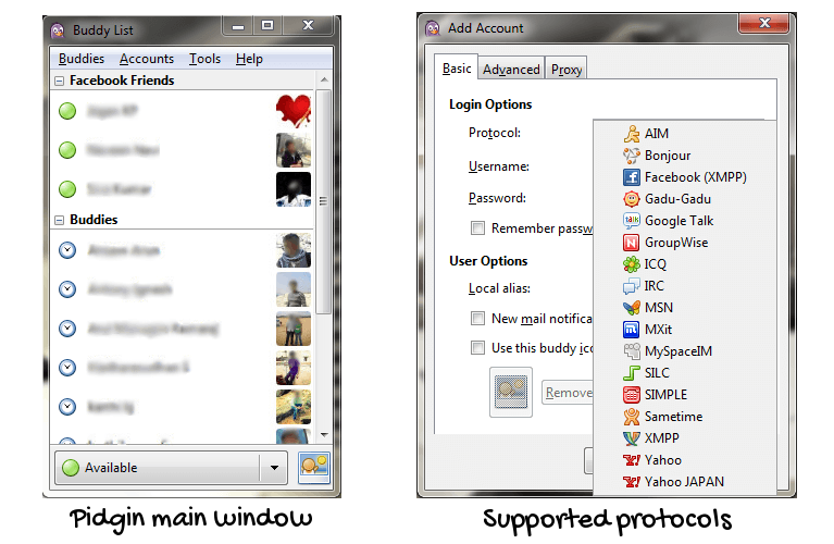 How To Use Pidgin Im To Chat With Gtalk, Facebook Friends 767x500 How To Use Pidgin Im To Chat With Gtalk, Facebook Friends