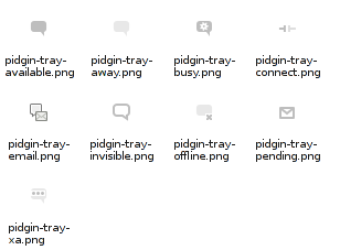 308x227 Pidgin Tray Icon Theme For Gnome