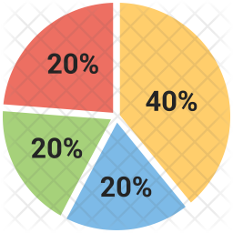 256x256 Pie Chart Icon Of Flat Style