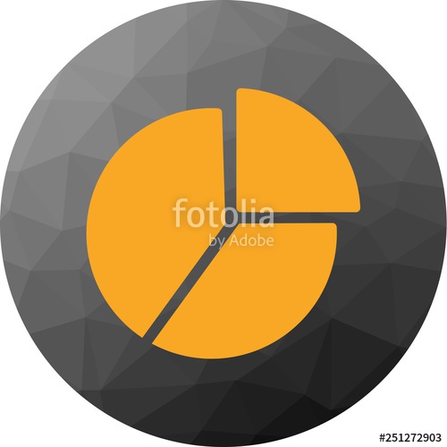 500x500 Vector Pie Chart Icon Stock Image And Royalty Free Vector