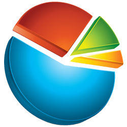 250x250 Pie Chart Icon