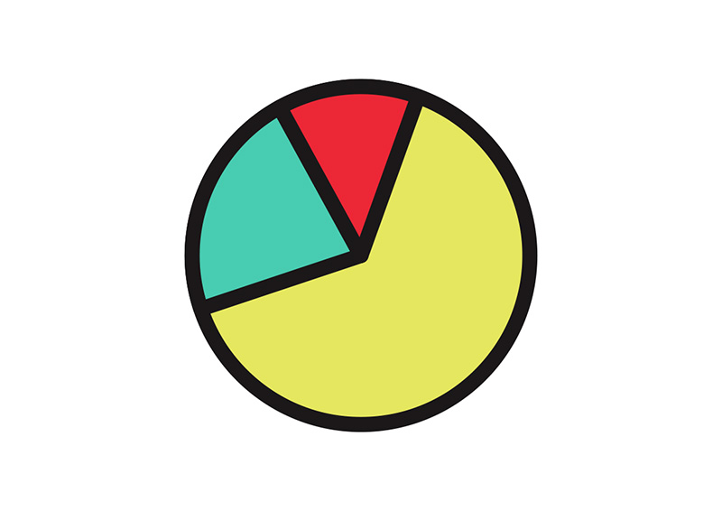 800x566 Outline Pie Chart Icon