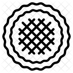256x256 Pie Icon Of Line Style