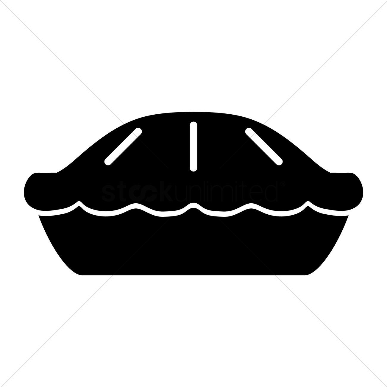 1300x1300 Pie Icon Vector Image