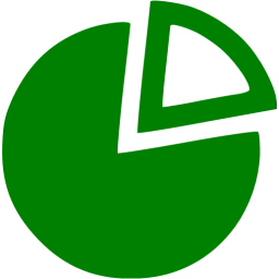 256x256 Green Pie Icon