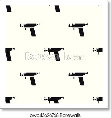 362x382 Ear Piercing Gun Icon Black Single Tattoo Icon From The Big
