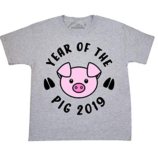 522x519 Inktastic Year Of The Pig With Pig Icon Youth T