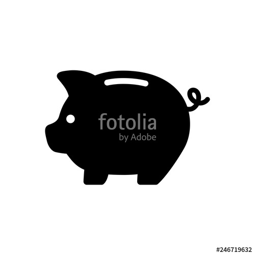 Piggy Bank Icon Stock Image And Royalty Free Vector 500x500 Piggy Bank Icon Stock Image And Royalty Free Vector