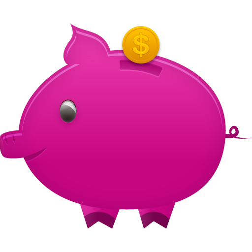 512x512 Piggy Bank Icon Pretty Office Iconset Custom Icon Design
