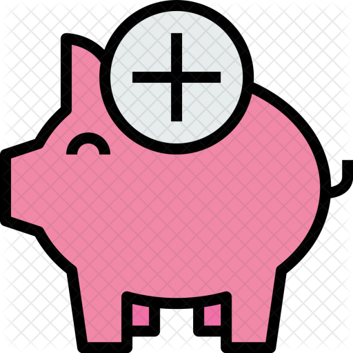 Piggy Icon Of Colored Outline Style 512x512 Piggy Icon Of Colored Outline Style