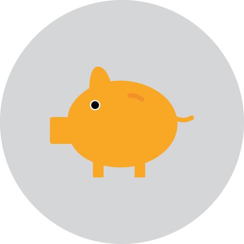 Vector Piggy Bank Icon 490x490 Vector Piggy Bank Icon