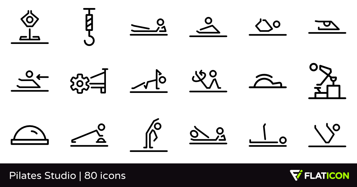 1200x630 Pilates Studio Free Icons