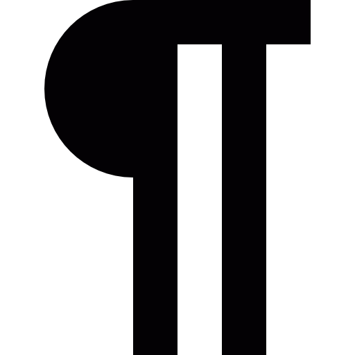 512x512 Pilcrow Symbol
