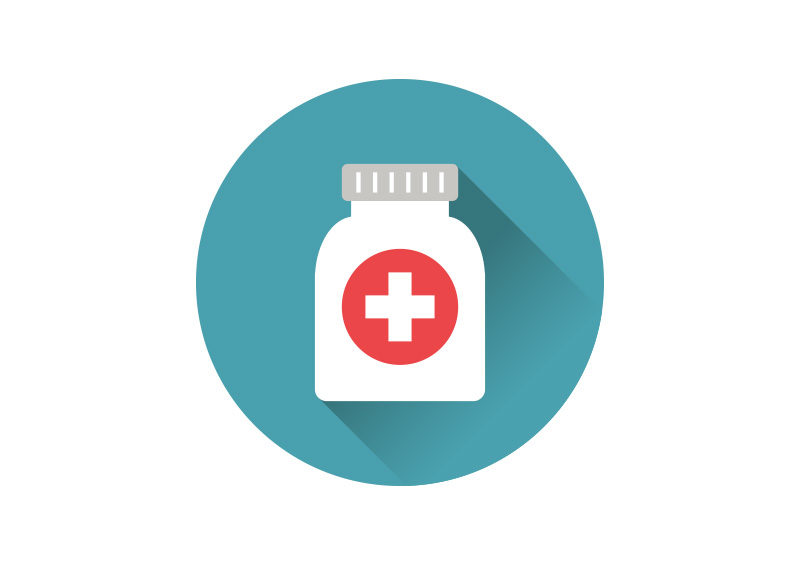 800x566 Pill Bottle Flat Icon