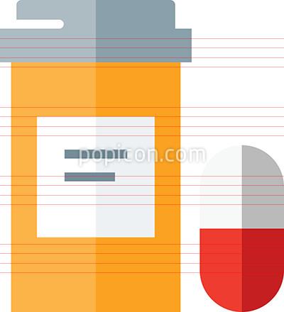 400x440 Pill Bottle Icon