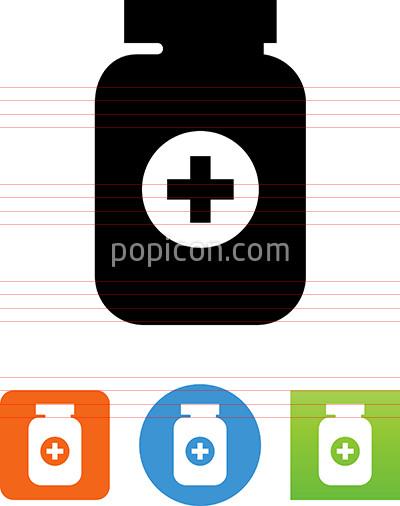 400x506 Pill Bottle Icon