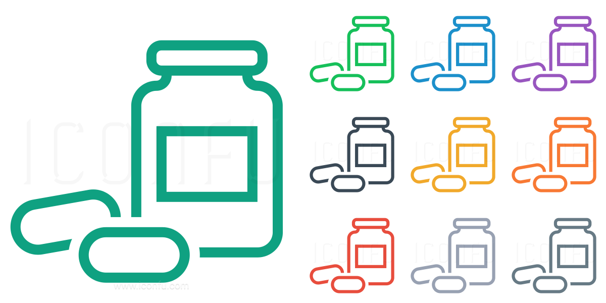 1200x600 Bottle Of Pills Icon