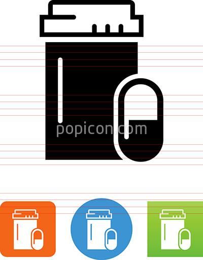 400x512 Pill Bottle Icon In Health And Wellness Icons Pill