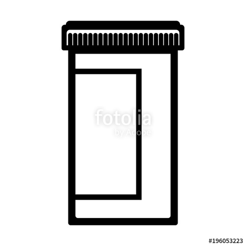 500x500 The Pill Bottle Icon Stock Image And Royalty Free Vector