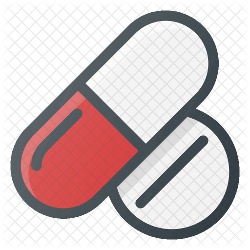 512x512 Pill Icon Of Colored Outline Style