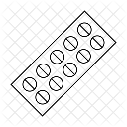 256x256 Pill Icon Of Line Style