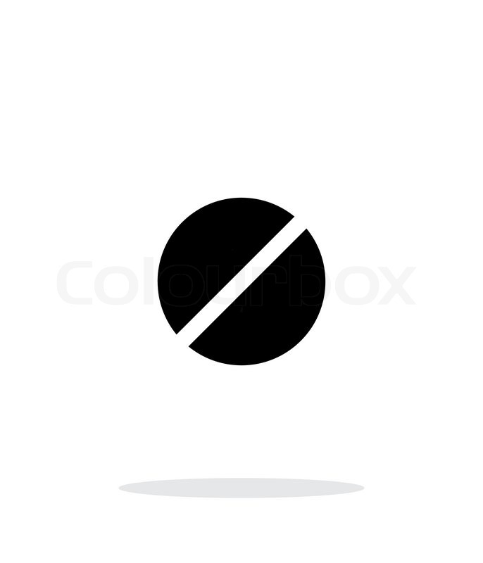 686x800 Pill Icon On White Background Vector Stock Vector Colourbox