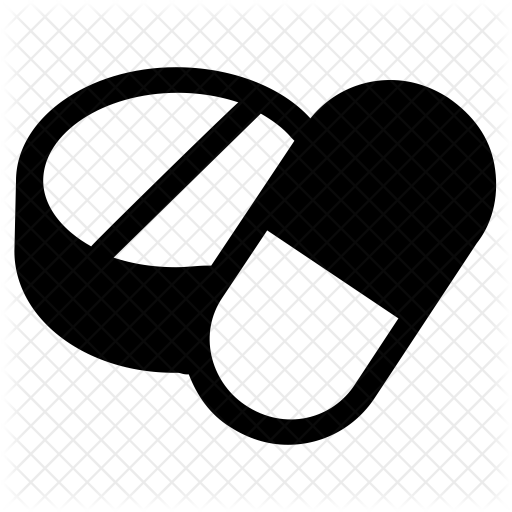 Pill Icon Of Glyph Style 512x512 Pill Icon Of Glyph Style
