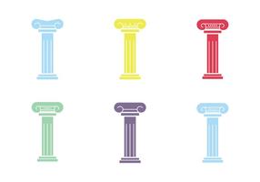286x200 Roman Pillar Free Vector Art