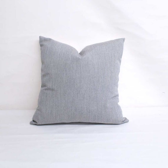 570x570 Sunbrella Outdoor Pillow Icon Volt Silver Throw Etsy