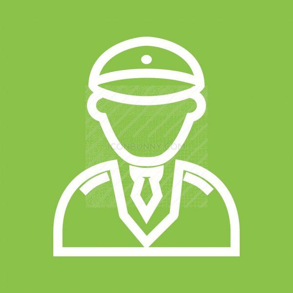 600x600 Pilot Line Multicolor Bg Icon