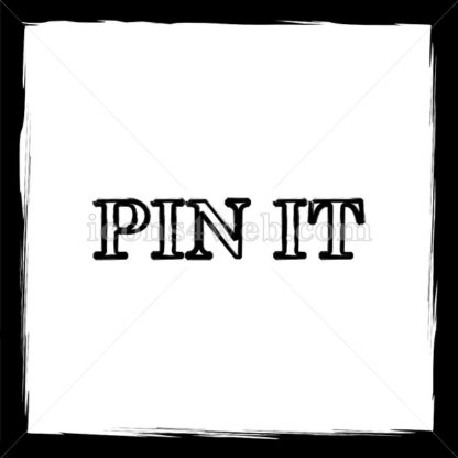 416x416 Pin It Sketch Icon