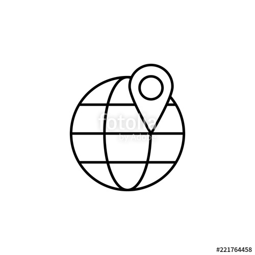 500x500 Pin Point Icon Element Of Logistics Icon For Mobile Concept