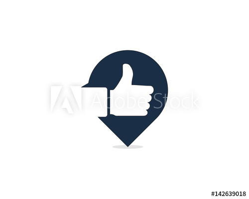 500x400 Good Pin Point Icon Logo Design Element