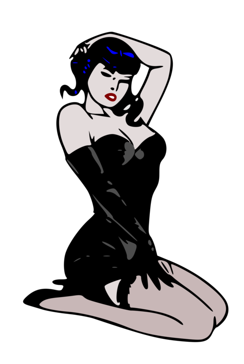 503x750 Woman,art,black Hair Clipart