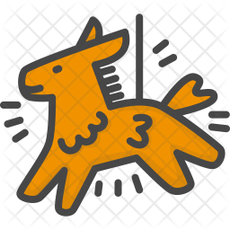 256x256 Pinata Icon Of Colored Outline Style