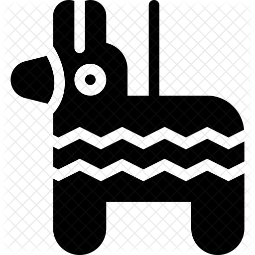 512x512 Pinata Icon Of Glyph Style