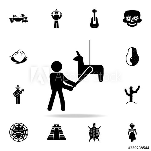 500x500 The Man Is Smashing Icon Detailed Set Of Elements Mexico