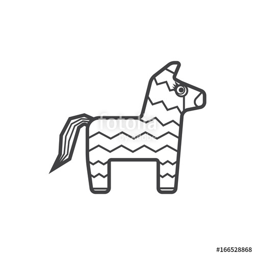 500x500 Outline Pinata Icon Stock Image And Royalty Free Vector