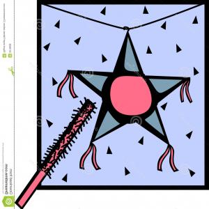 300x300 Photostock Vector Mexican Pinata Icon Over White Background Vector