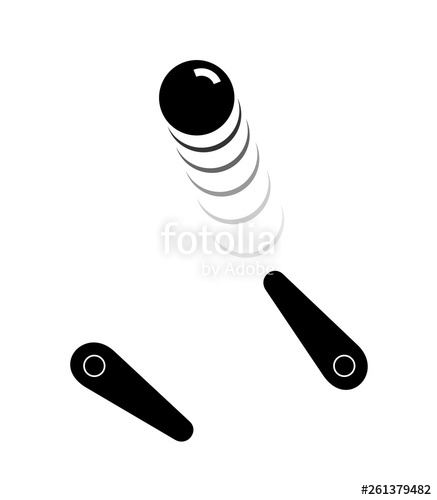 437x500 Pinball Icon Design Stock Image And Royalty Free Vector