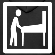 190x190 Pinball Icon Men's Premium Zip Hoodie Spreadshirt