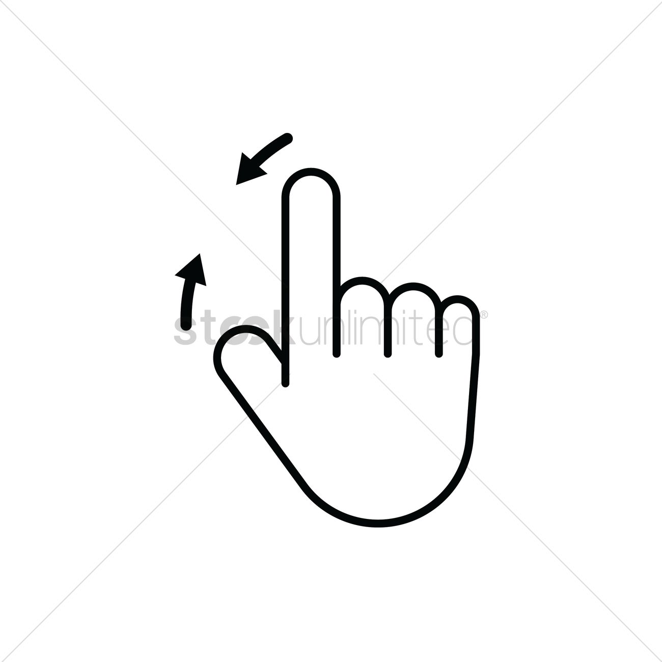 1300x1300 Pinch Icon Vector Image